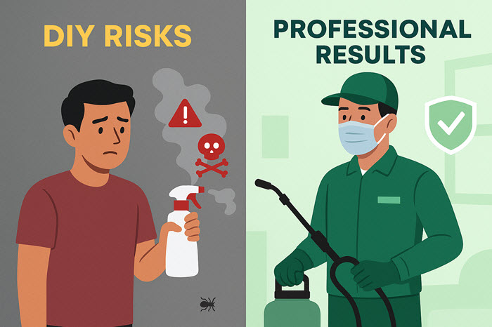 The Hidden Dangers of DIY Pest Control: Why Professional Help Matters