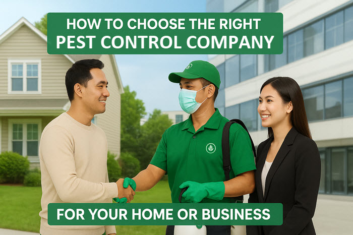How to Choose the Right Pest Control Company for Your Home or Business